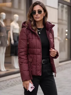 Ženska jakna DSTREET TY5859 KLARET