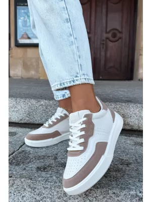 Ženske tenisice BIG STAR SHOES UU274275 BIJELO/BEŽ