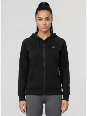 Ženski sweatshirt 4F WMM00TSWSF2535 DUBOKA CRNA
