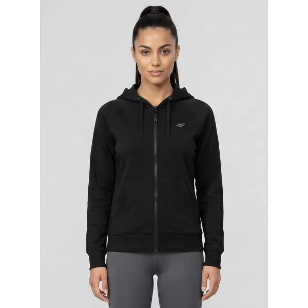  Ženski sweatshirt 4F WMM00TSWSF2535 DUBOKA CRNA 