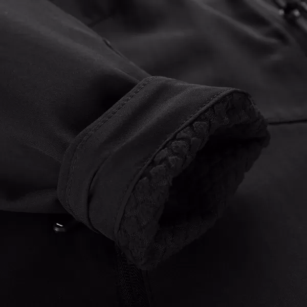  Ženska softshell jakna ALPINE PRO GEDERA CRNA 