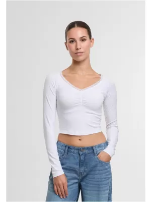 Ženska majica URBAN CLASSICS TB7729-00220 BIJELA