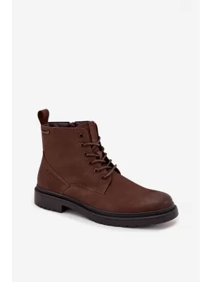 Muške gležnjače BIG STAR SHOES OO174149 SMEĐA/BEŽ