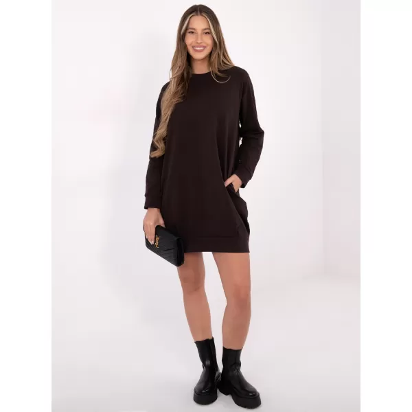  Haljina BASIC FEEL GOOD RV-TU-5184.93P TAMNO SMEĐA 