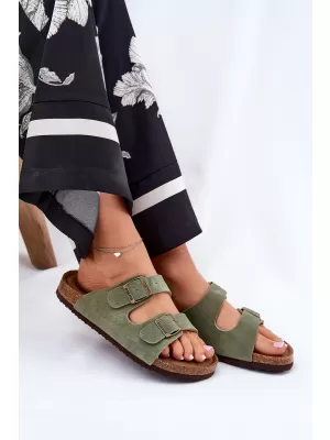 Ženske papuče BIG STAR SHOES RR274A393 ZELENA