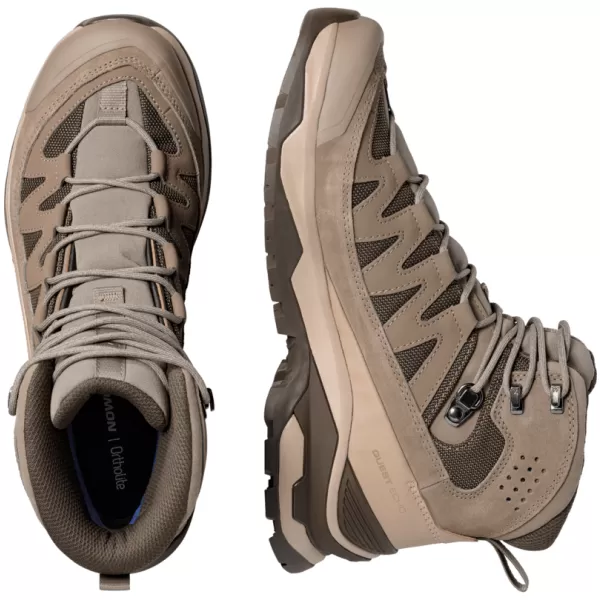  Muške cipele SALOMON QUEST ECHO GORE TEX L49146400 ORAH/DESERT TAN/CRNA MASLINA 