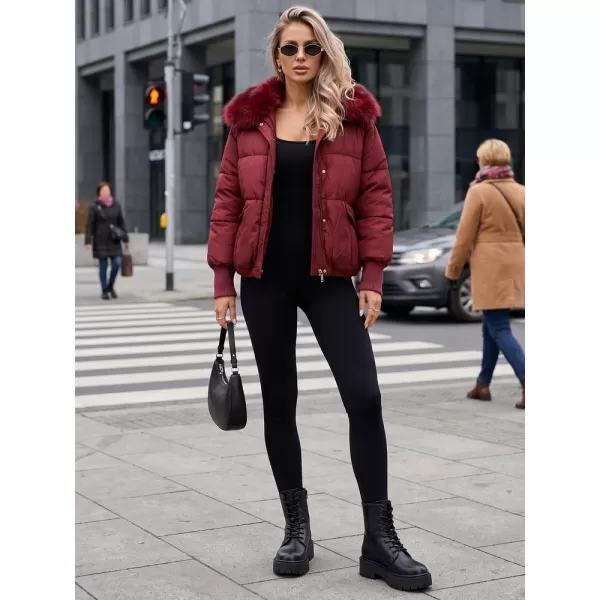  Ženska jakna DSTREET TY5817 TAMNOCRVENA 