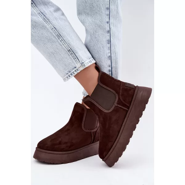  Ženske cipele BIG STAR SHOES UU274174 SMEĐE/BEŽ SJENE 