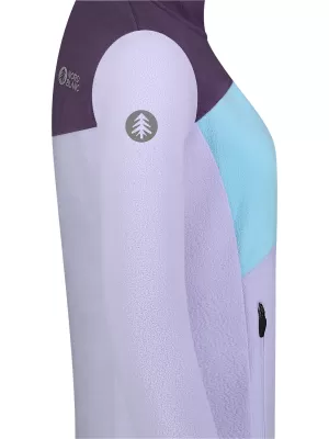 Ženska lagana majica od flisa NORDBLANC BEECH NBSFL8375 LJUBIČASTA