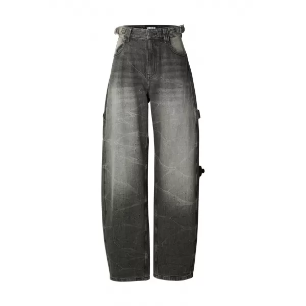  Ženske hlače URBAN CLASSICS TB8140 CRNO OPRANO 