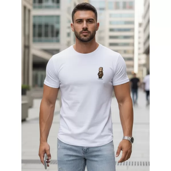  Muška majica kratkih rukava DSTREET NX5101R-WH BIJELA 