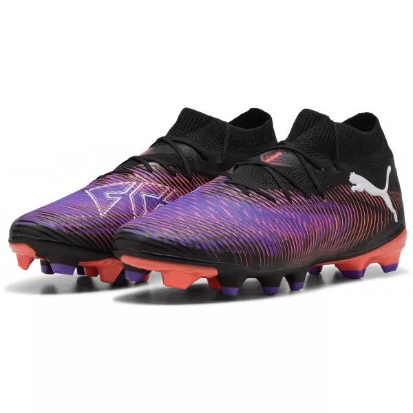  Kopačke PUMA FUTURE 8 PRO FG/AG 108139-01 CRNO/BIJELO/SJAJNO CRVENO 
