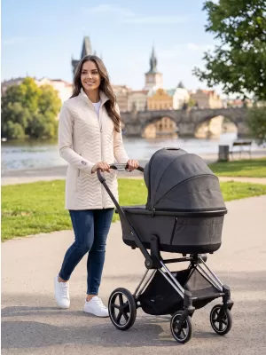 Ženski hibridni kaput ALTISPORT IRYSA SVIJETLO BEŽ