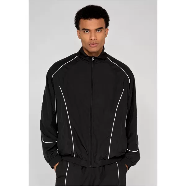  Muška trenirka jakna URBAN CLASSICS TB8044-00007 CRNA 