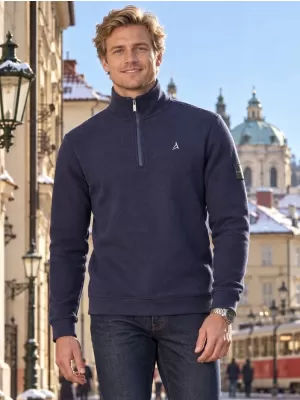Muški sweatshirt ALTISPORT IKEY TAMNOPLAVA