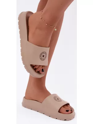 Ženske papuče BIG STAR SHOES UU274074 NIJANSE SMEĐE I BEŽ