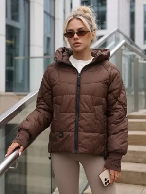Ženska jakna DSTREET TY5760 SMEĐA