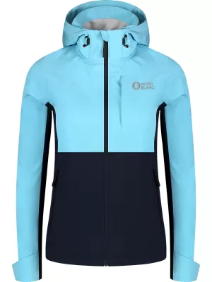 Ženska softshell jakna NORDBLANC BLINK NBSSL8320 SVIJETLOPLAVA