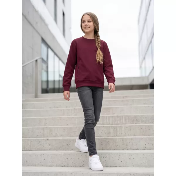  Dječji sweatshirt MALFINI CREW 427 GRANAT 