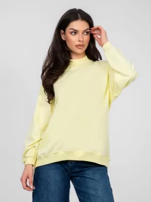 Ženski sweatshirt BASIC FEEL GOOD RV-BL-5185.93P JARKO ŽUTA