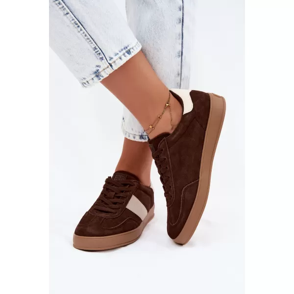  Ženske tenisice BIG STAR SHOES UU274008 SMEĐA/BEŽ 