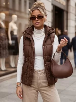 Ženski prsluk DSTREET TY5975 SMEĐA