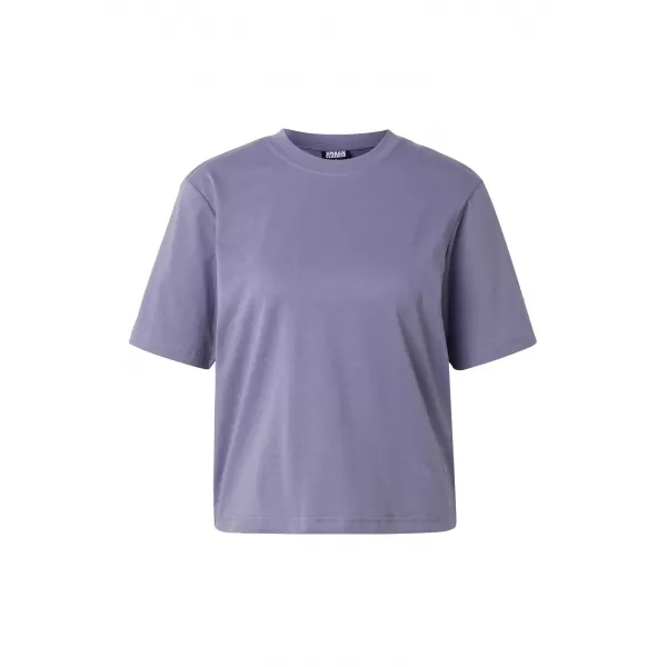  Ženska majica kratkih rukava URBAN CLASSICS TB7172 PRAŠNJAVO LJUBIČASTA 