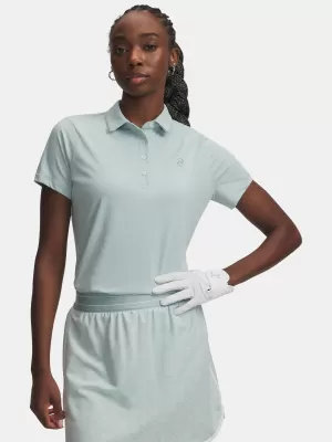 Ženska majica kratkih rukava UNDER ARMOUR UA ARMOURDRY SS POLO 6009805-477 PLAVA