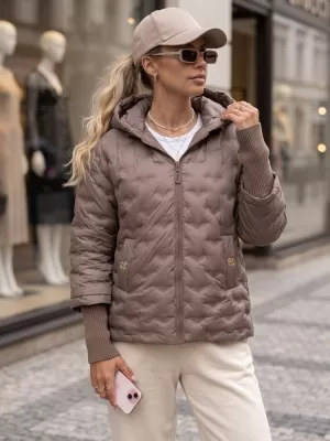 Ženska jakna DSTREET TY5868 KAKI