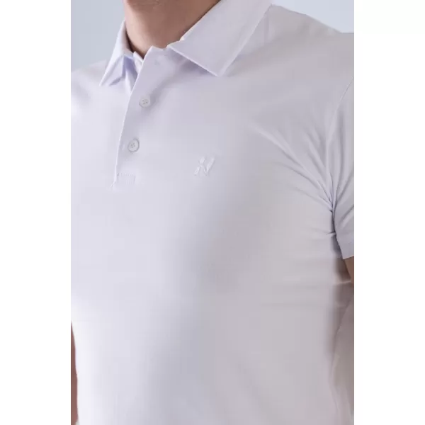  Muške majice NEBBIA MIKE MUSCLE FIT POLO 157 BIJELA 