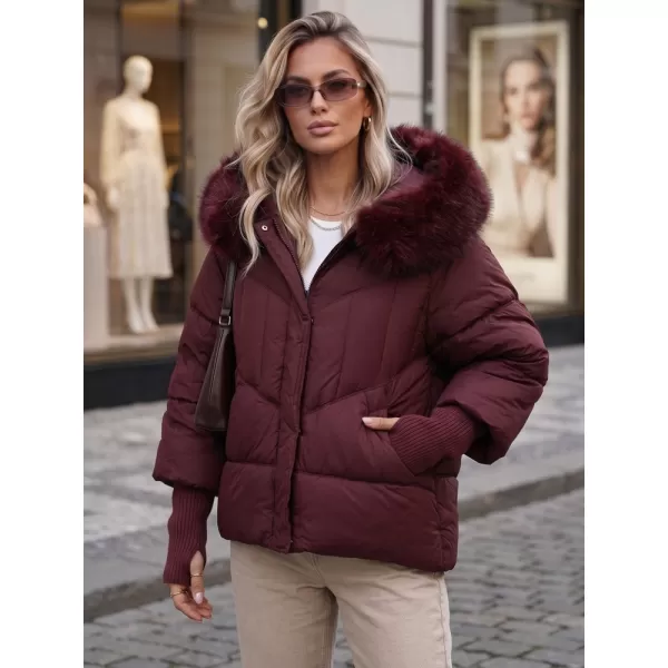  Ženska jakna DSTREET TY5742 TAMNOCRVENA 