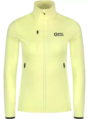Ženska powerfleece majica NORDBLANC CRISP NBSFL8338 JANTAR