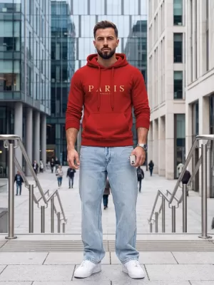 Muški sweatshirt DSTREET NX5147BX-18-09 CRVENA