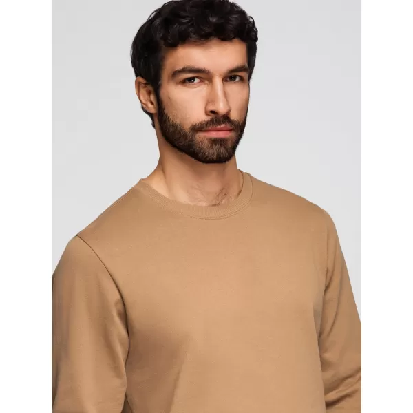  Muški sweatshirt OMBRE OM-SSBN-0271 SMEĐA 