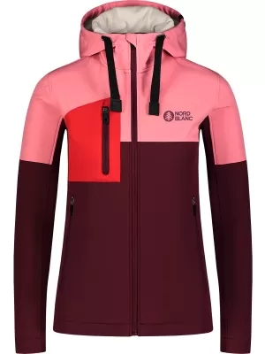 Ženski sweatshirt NORDBLANC HIDA NBSSL8342 RUŽIČASTA