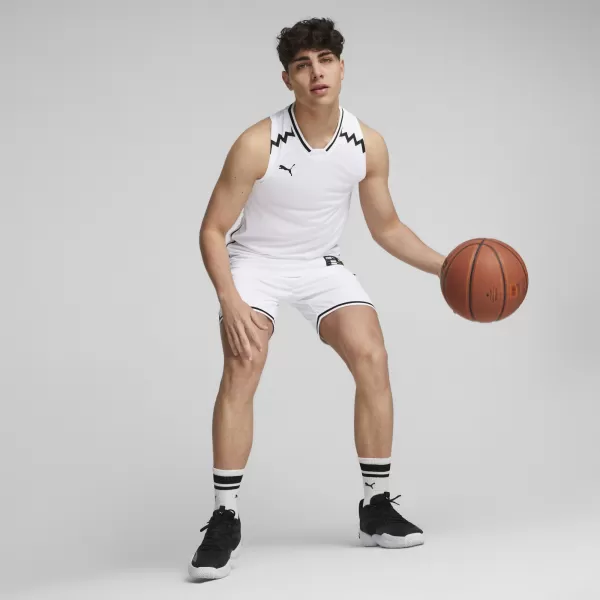  Muški dres PUMA HOOPS TEAM GAME JERSEY 676628-02 PUMA BIJELA 