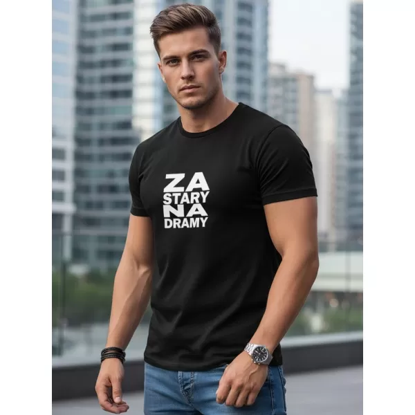  Muška majica kratkih rukava DSTREET NX0112R-BK CRNA 