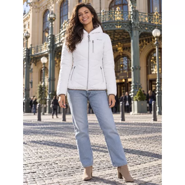  Ženska zimska jakna ALTISPORT IVORY BIJELA 