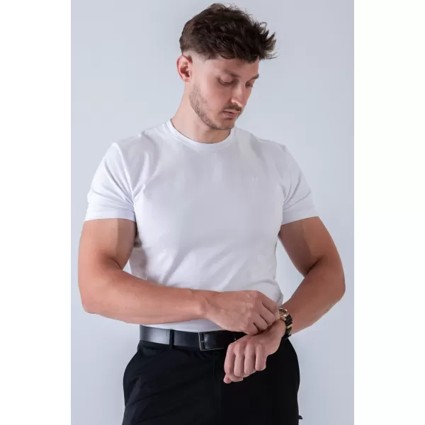  Muške majice NEBBIA MIKE MUSCLE FIT 158 BIJELA 