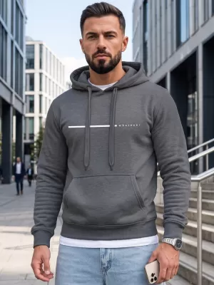 Muški sweatshirt DSTREET NX5128BX-05-09 TAMNOSIVA