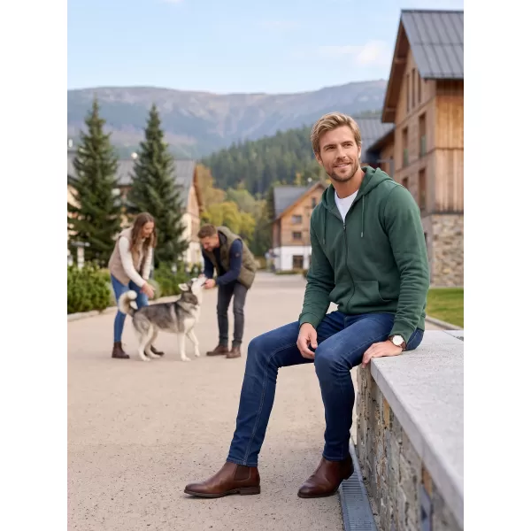  Muški sweatshirt ALTISPORT NP/ALMST45001 TAMNOZELENE BOJE 