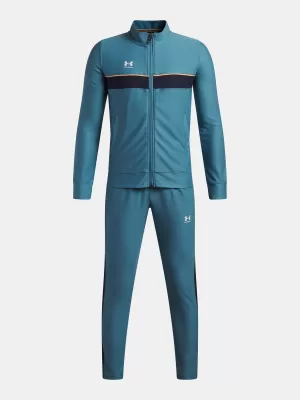 Dječački komplet UNDER ARMOUR B CHALLENGER TRACKSUIT 6004082-466 PLAVA