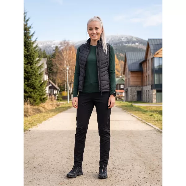  Ženske softshell hlače ALPINE PRO ABARA 2 CRNA 