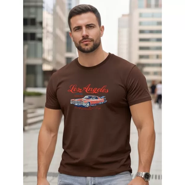  Muška majica kratkih rukava DSTREET NX0055R-CH SMEĐA 