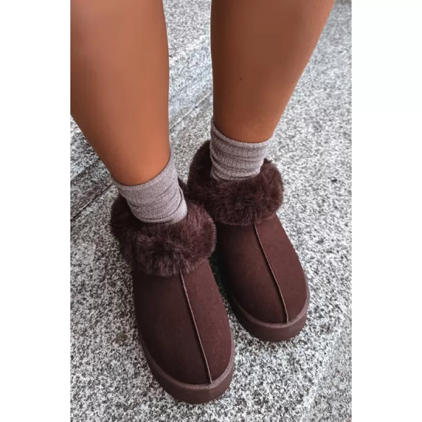  Ženski snjegovići BIG STAR SHOES UU274203 SMEĐE/BEŽ SJENE 