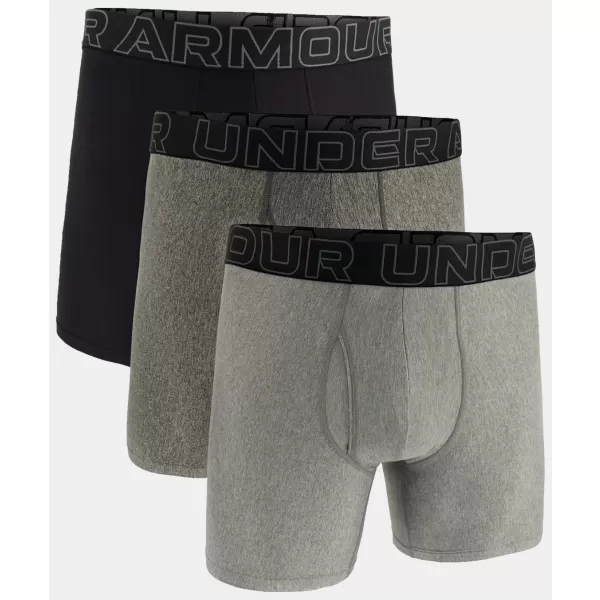  Muške bokserice UNDER ARMOUR M UA PERF TECH 6IN (3KS) 1383878-035 SIVA 