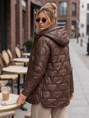 Ženska jakna DSTREET TY5796 SMEĐA