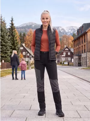 Ženske softshell hlače ALPINE PRO AKANA 3 CRNA
