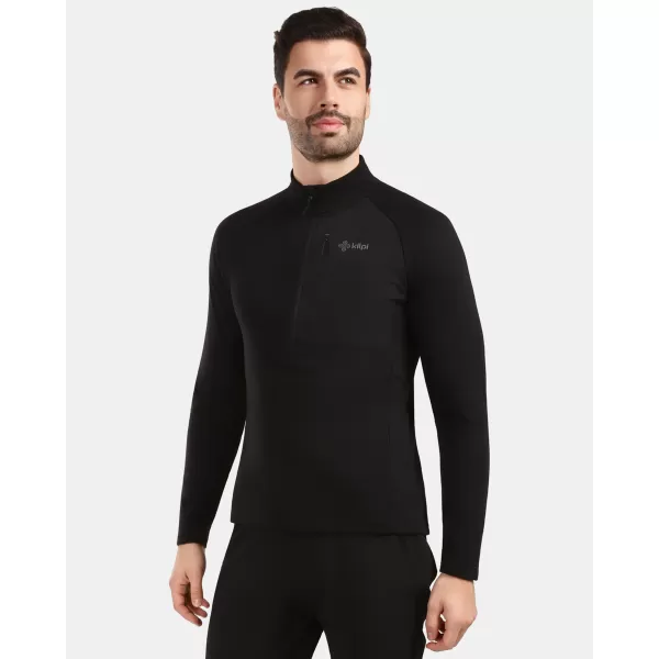  Muška majica od flisa KILPI MONTALE-M 1M0203KI CRNA 