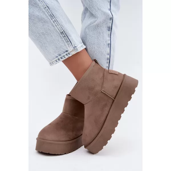  Ženski snjegovići BIG STAR SHOES UU274224 BEŽ 